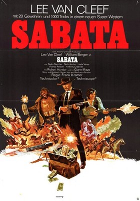 Sabata ORIGINAL A1 Kinoplakat Lee Van Cleef / William Berger / Pedro Sanchez