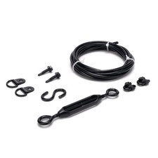 Anti-Sag Gate Kits for Wooden Fence, Black Anti-Sagging Gate Support Cable Ki...