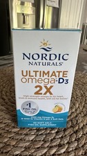 Nordic Naturals Ultimate Omega 2X Fish Oil 2150mg - D3, 60 Soft Gels Exp 08/28