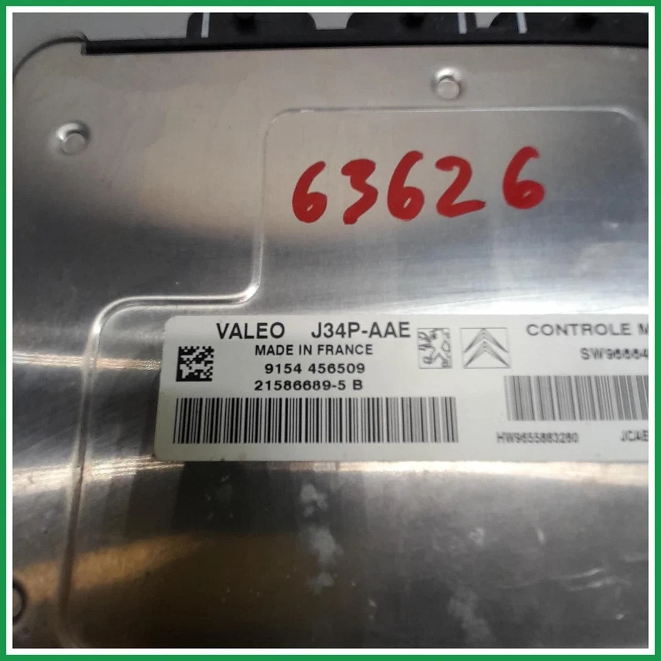 Centralina Iniezione Valeo 21586689-5B Peugeot 206 + SW9666498280 2009 2013   - Immagine 4 di 4