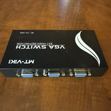 MT-Viki 2-Port VGA Switch 2x1 High Definition (3 x VGA Female) MT-15-2CH