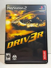 Driv3r (Driver) Sony PlayStation 2 PS2 2004 Tested Free Shipping