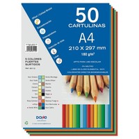 Dohe A4 Karton 180G/M² KräFtige Farben Basteln & Druck 50 Stk BüRomaterial