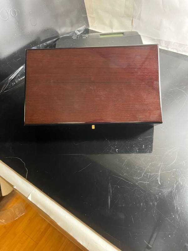 Beautiful Enameled Jewelry Box 9 in.x 5 1/2 in.