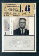 Österreich / Wien; Netzkarte d. WStW - Verkehrsbetriebe; 1977