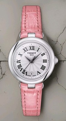TISSOT T126.010.16.013.01 Bellissima Ladies Quartz Watch Pink Leather Strap