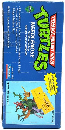 TMNT Needlenose Bloodsucking Military Mutant Mosquito Figure 1990 Playmates 5634 - Picture 5 of 12