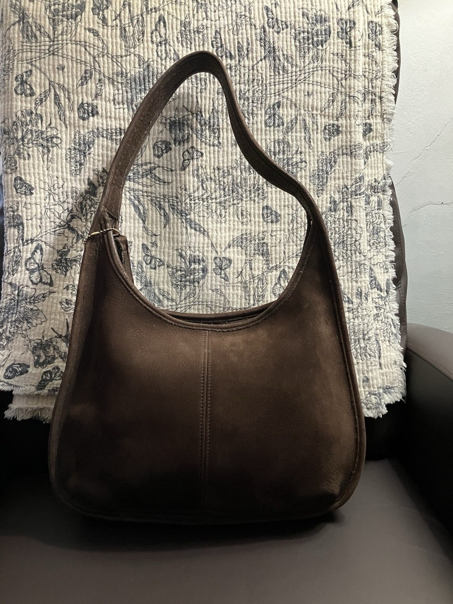 Coach Ergo Zip bag In Brown Nubuc 4398 | eBay