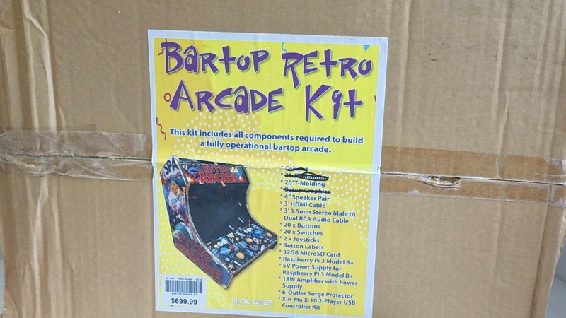 Raspberry Pi Retro Bartop Arcade DIY Kit, *READ FOR FULL DESCRIPTION