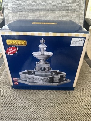 Lemax Modular Plaza Fountain~Polystyrene Water Feature for Serenity NEW In Box