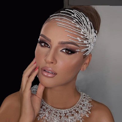 Wedding Headband Crystal Bridal Headpiece Rhinestone Hair  display picture 1
