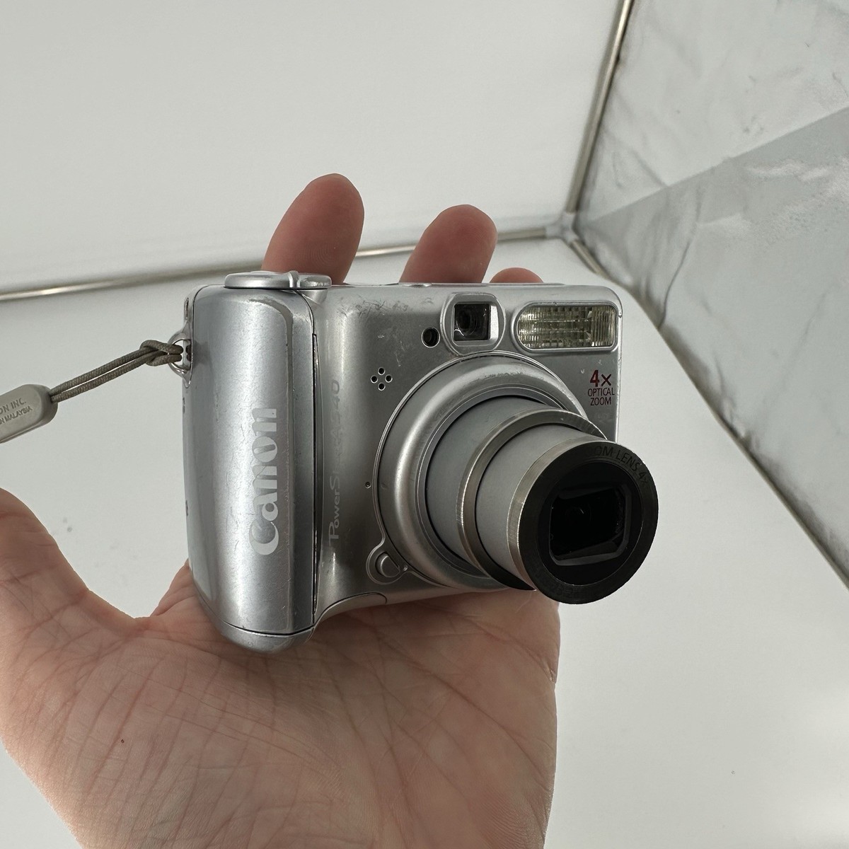 Canon PowerShot A540 6.0MP Digital Camera - Silver for sale online