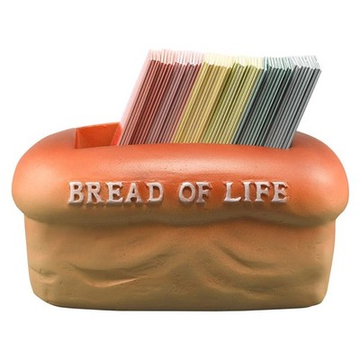 Christian Art Gifts Bread of Life Scripture Cards in 1  x 2.5  wide, Multi 