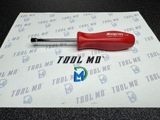 Snap-on Tools Usa New Red Hard Grip 14 Sae 6pt Manual Nut Driver Ndd108b