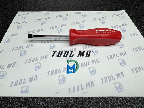Snap-on Tools USA NEW RED Hard Grip 1/4” SAE 6pt Manual Nut Driver ...