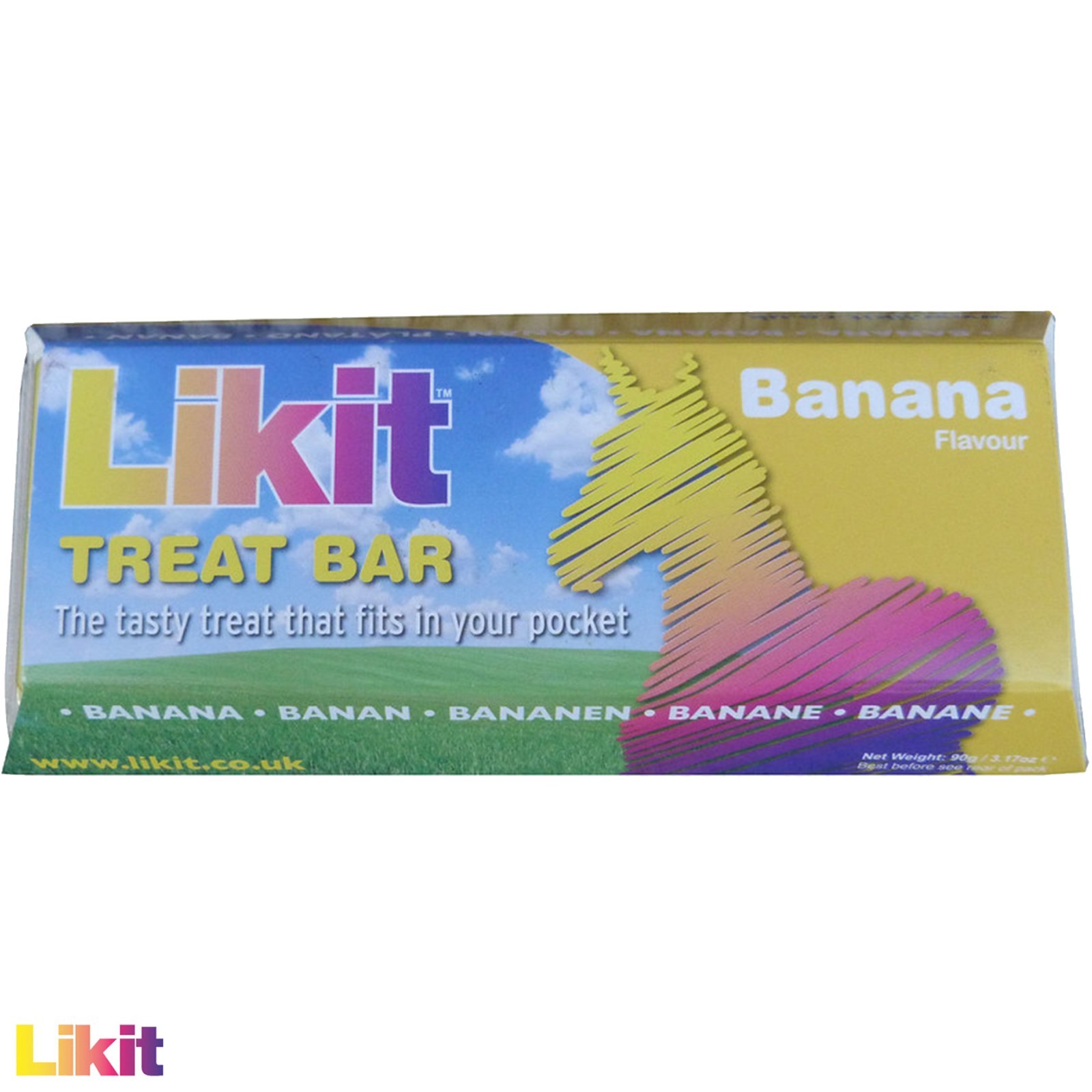 Likit Treat Bar 90g BANANA FLAVOUR  Horse/Pony Treats