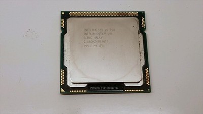 Intel Core i5-750 Prozessor Quad Core 2,66GHz Sockel 1156, 4 Kerne, Lynnfield