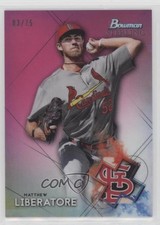 2021 Bowman Sterling Prospects Magenta Refractor 3/75 Matthew Liberatore ni4
