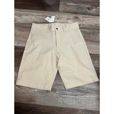 J Crew Crewcuts kids performance khaki shorts new with tags size boys 16