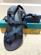 Chaco Z/2 Classic Men's Strappy Sandals Blue/Black Geometric US 12 M J106171