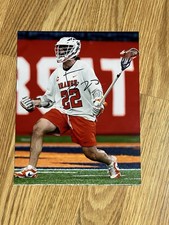 SYRACUSE LACROSSE-JOEY SPALLINA SIGNED AUTOGRAPH 8X10 PHOTO COA RARE STAR 