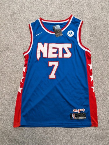 Nike Men's Kevin Durant Blue Brooklyn Nets Swingman Player Jersey - City Edition