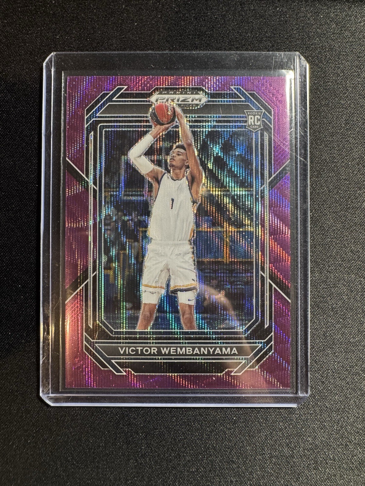 2023 Panini Prizm Draft Picks - Victor Wembanyama #2 Purple Wave Prizm (RC)