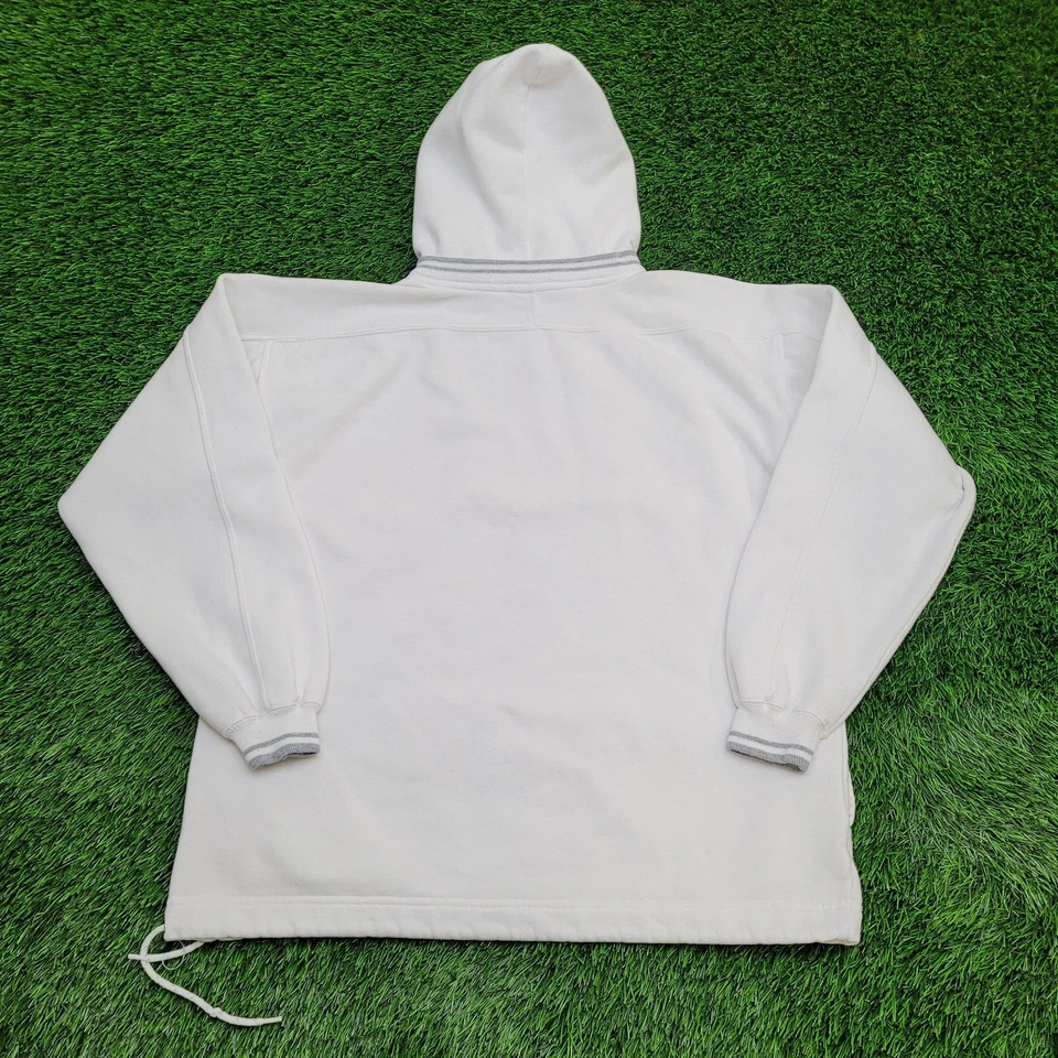 Sudadera con capucha BCC vintage años 90 grande 22x26 blanca holgada Foto 2 de 4