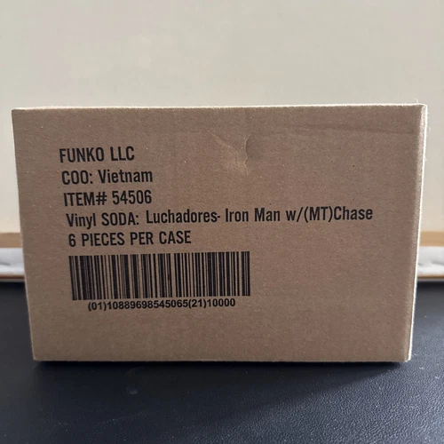 Funko Soda - Sealed Case - Luchadores Iron Man w/ (MT) Chase - Guaranteed Chase
