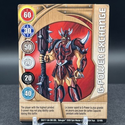 G-Power Exchange 22/48b BA217-GA-SM-GBL Copper Gate Bakugan Battle Brawlers Card