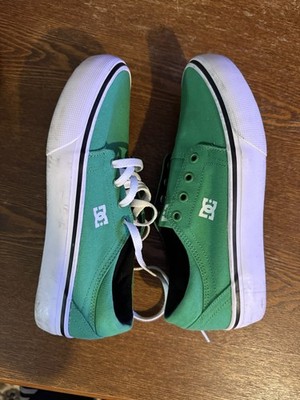 DC Trase TX Green Low Top Sneaker Skateboarding ADBS300084