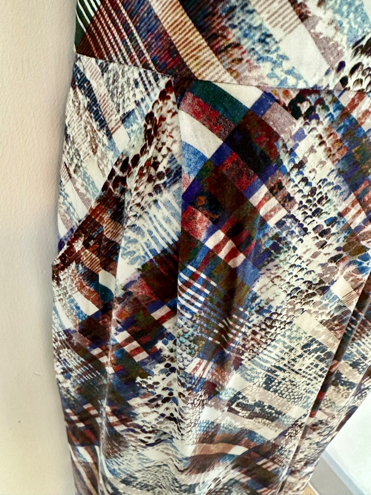 Ted Baker plaid python snakeskin wide leg animal … - image 9