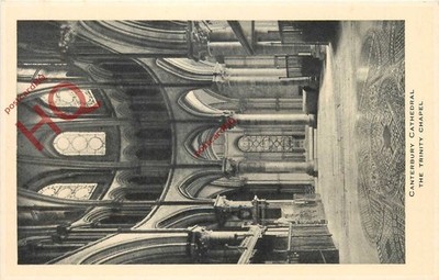 Ansichtskarte; Kathedrale von Canterbury, die Dreifaltigkeitskapelle [Tuck's]