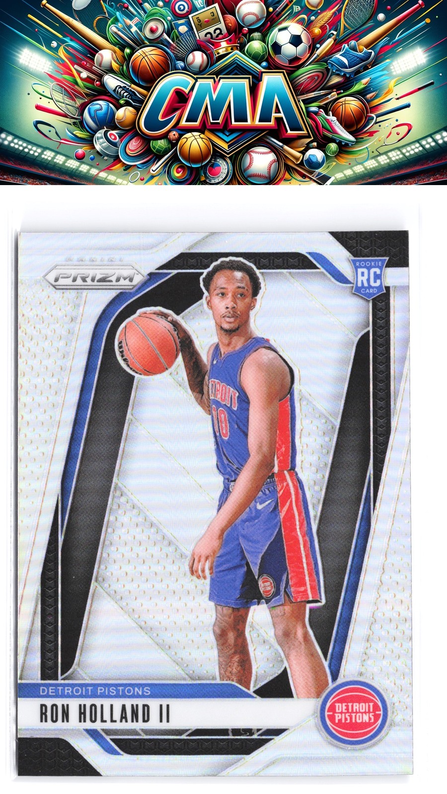 2024-25 Panini Prizm #269 Ron Holland II Prizms Silver