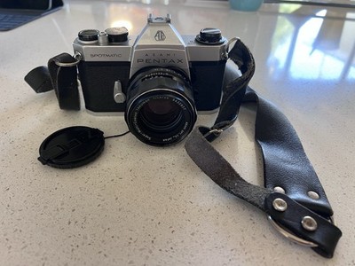 Asahi Pentax Spotmatic SPII 35mm SLR   Complete Original Kit