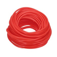 4mm 16yards Hollow Pipe Rubber Cords Tubing Silicone Pipes, Red