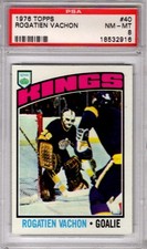1976 Topps Rogatien Rogie Vachon PSA 8 NM-Mt # 40