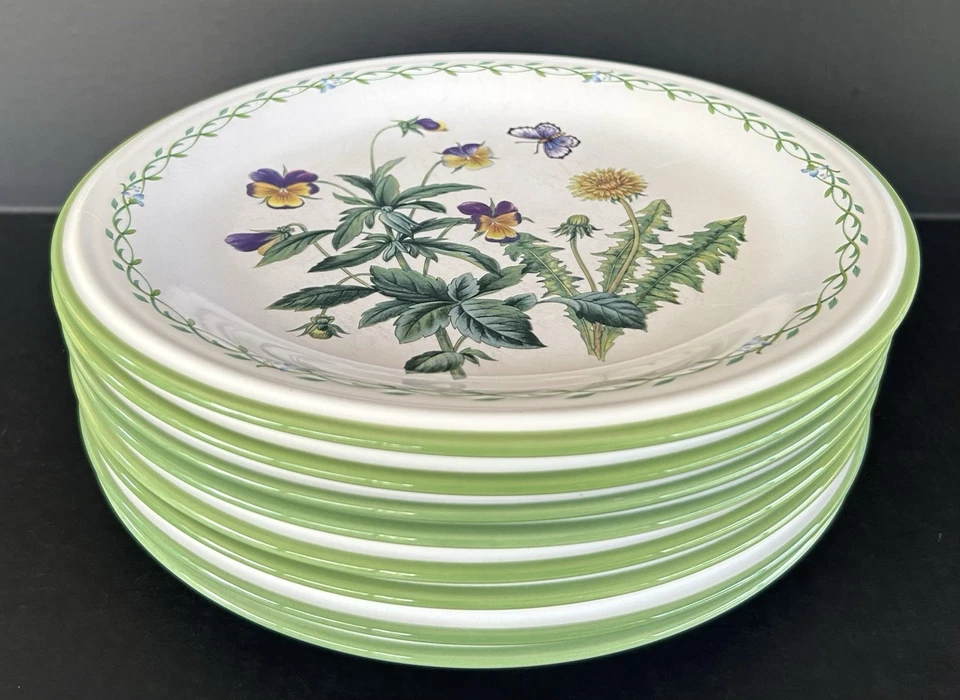 Juego de 8 platos de cena Studio Nova Mikasa Garden Bloom Y2372 de 10 7/8" de gres Foto 2 de 4