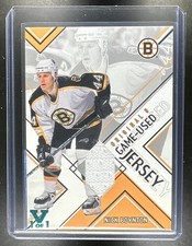 2003-04 Parkhurst Original 6 Nick Boynton Game Used Jersey MEM Vault 1/1 SP