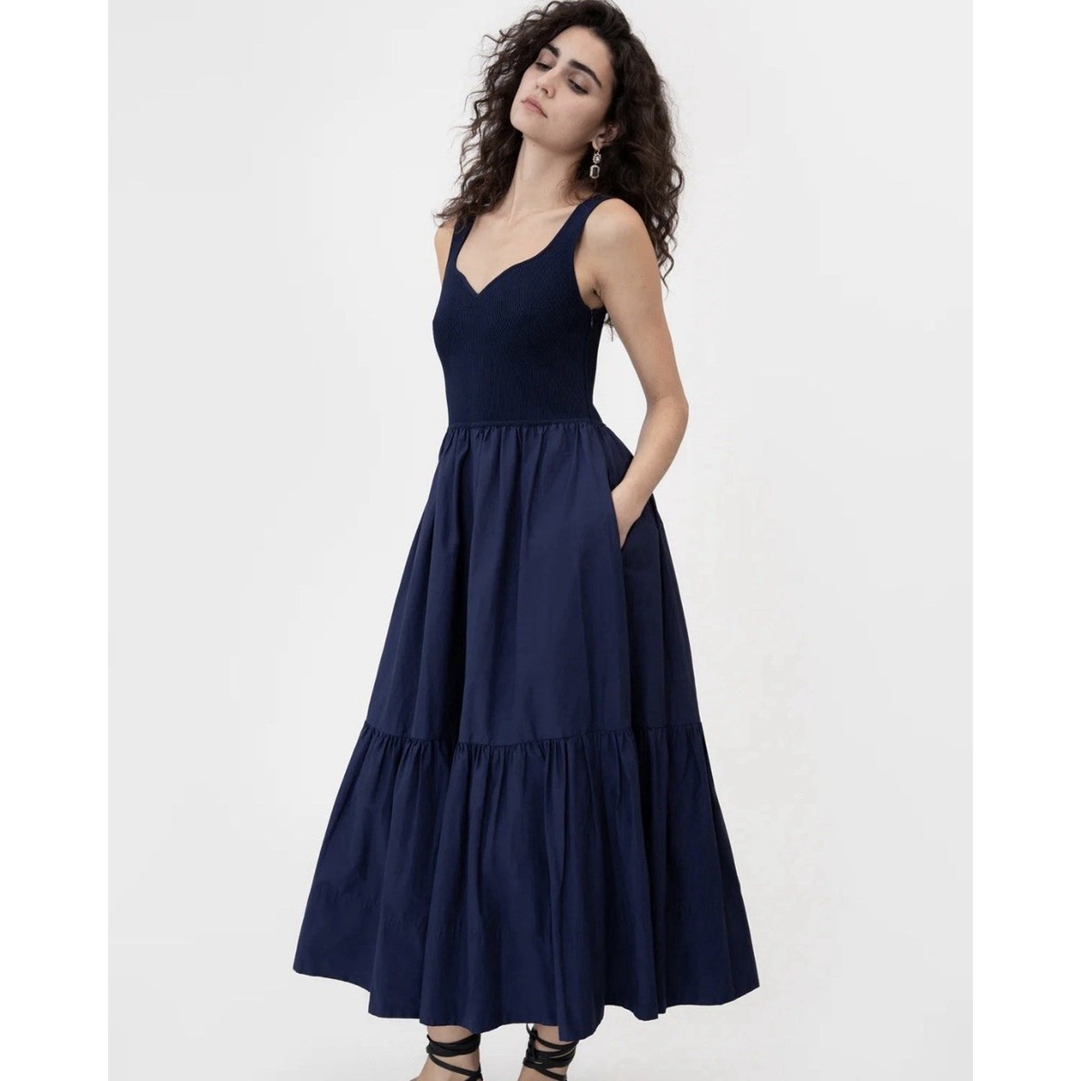 off the shoulder midi bodycon dress Final Sale Plus Size Off the Shoulder Midi BodyCon Dress in Black