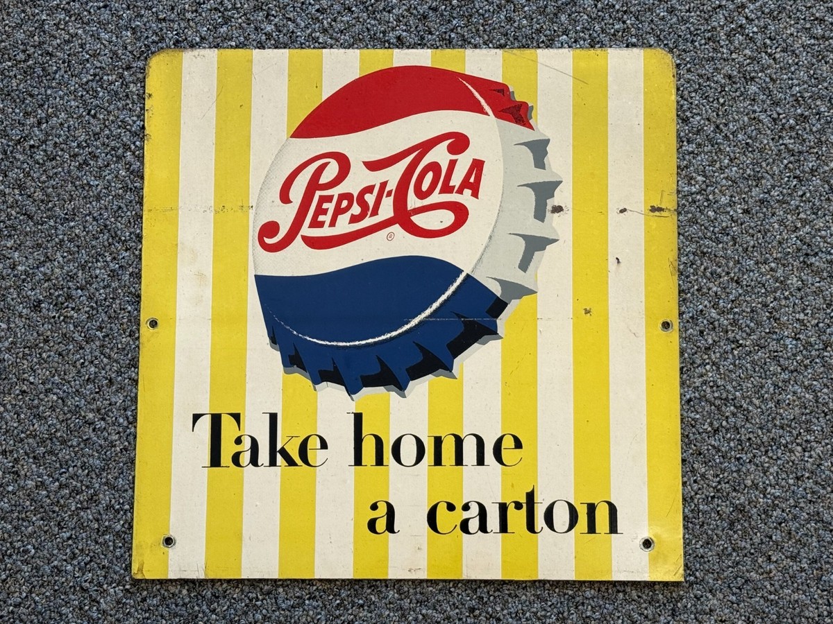 Vintage Double Sided Pepsi-Cola Vintage Double Sided Pepsi-Cola