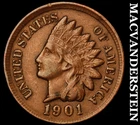 1901 Indian Head Cent-Extra Fine Scarce Better Date No Reserve #i6535