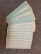 Lot 50 1960’s IBM Fortran Statement Punch Card 888157 Mint Condition Unused Blue