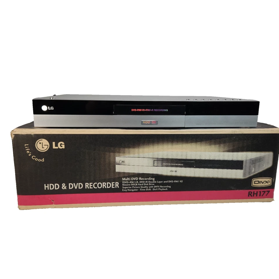 LG DVD/HD Recorder RH117 Multi DVD Aufnahme 80GB Festplatte ohne Fernbedienung