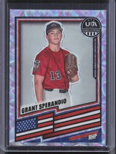 2026 USA Stars & Stripes Prizm #15 Grant Sperandio Cherry Blossom #/20