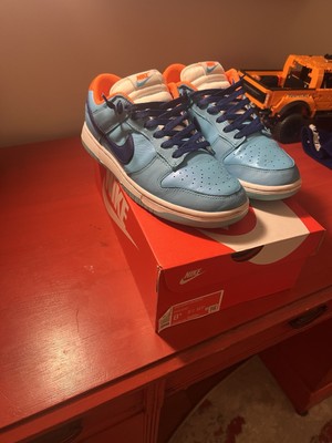 Size 9 - Nike Dunk SE Low Baltic Blue Total Orange