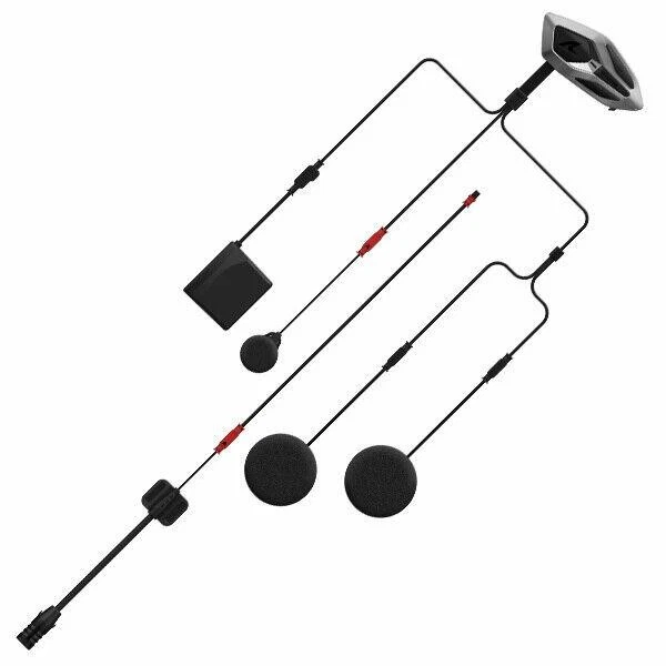 Casco Tiburón Malla Doble Sistema de Intercomunicación Sena Moto Bluetooth 22.06 Modelos Foto 3 de 4