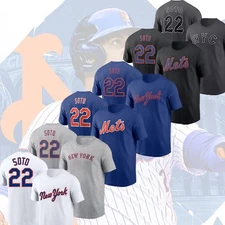 🔥2025 BBWAA ! Juan Soto #22 New York Mets Name and Number Gift For Fans