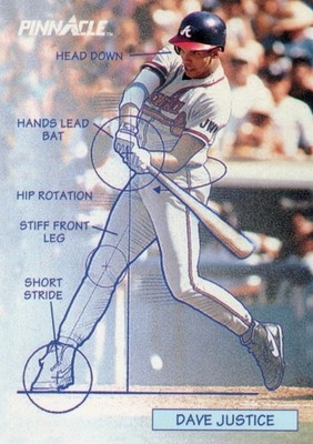 1992 Score Pinnacle Technician David Justice #620 Atlanta Braves Card!