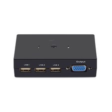 2 in 1 Out VGA KVM Switcher Adapter For Windows XP/Vista For Linux For Etware C